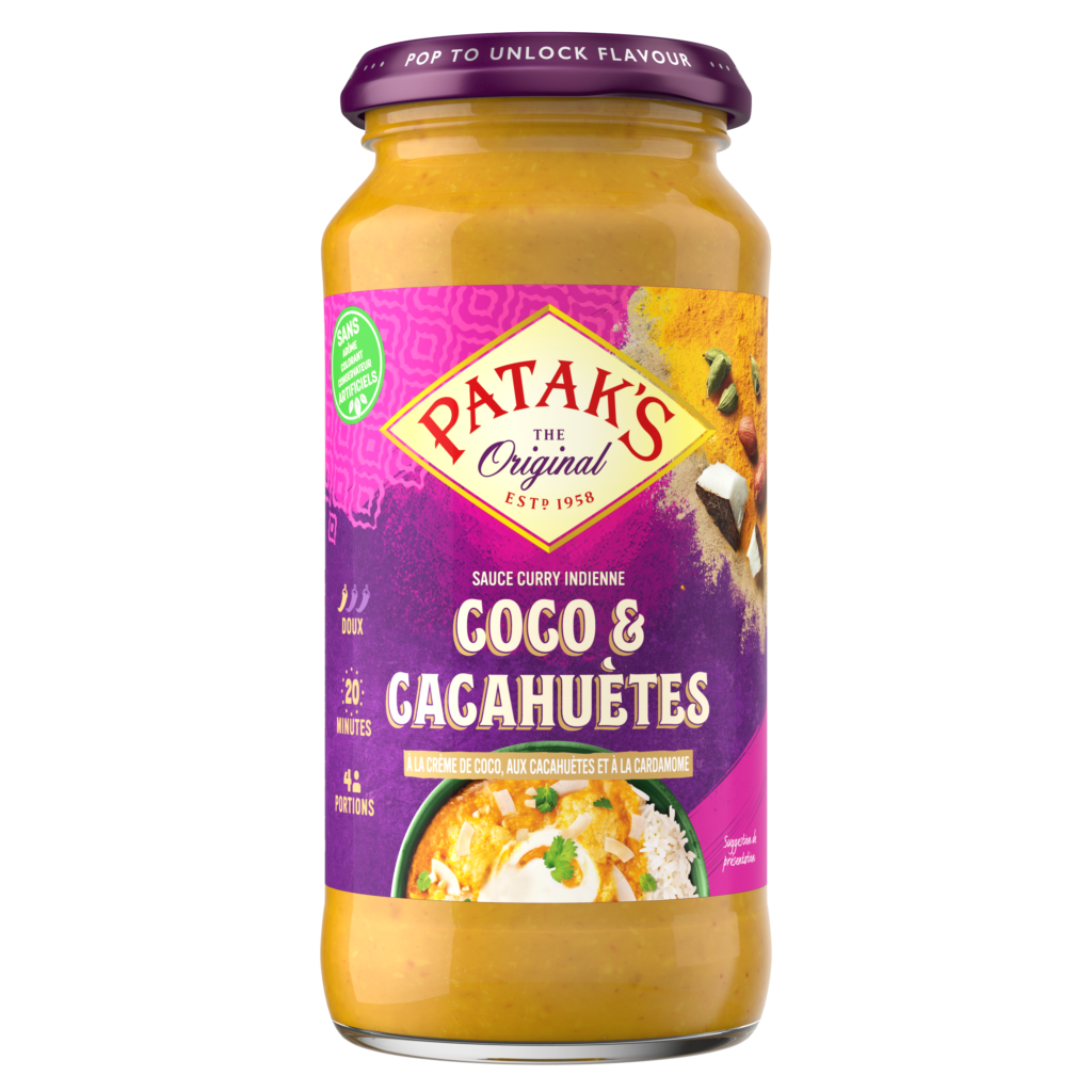 Pataks_Jar_450g_Sauce_Coco&Cacahuetes_Front